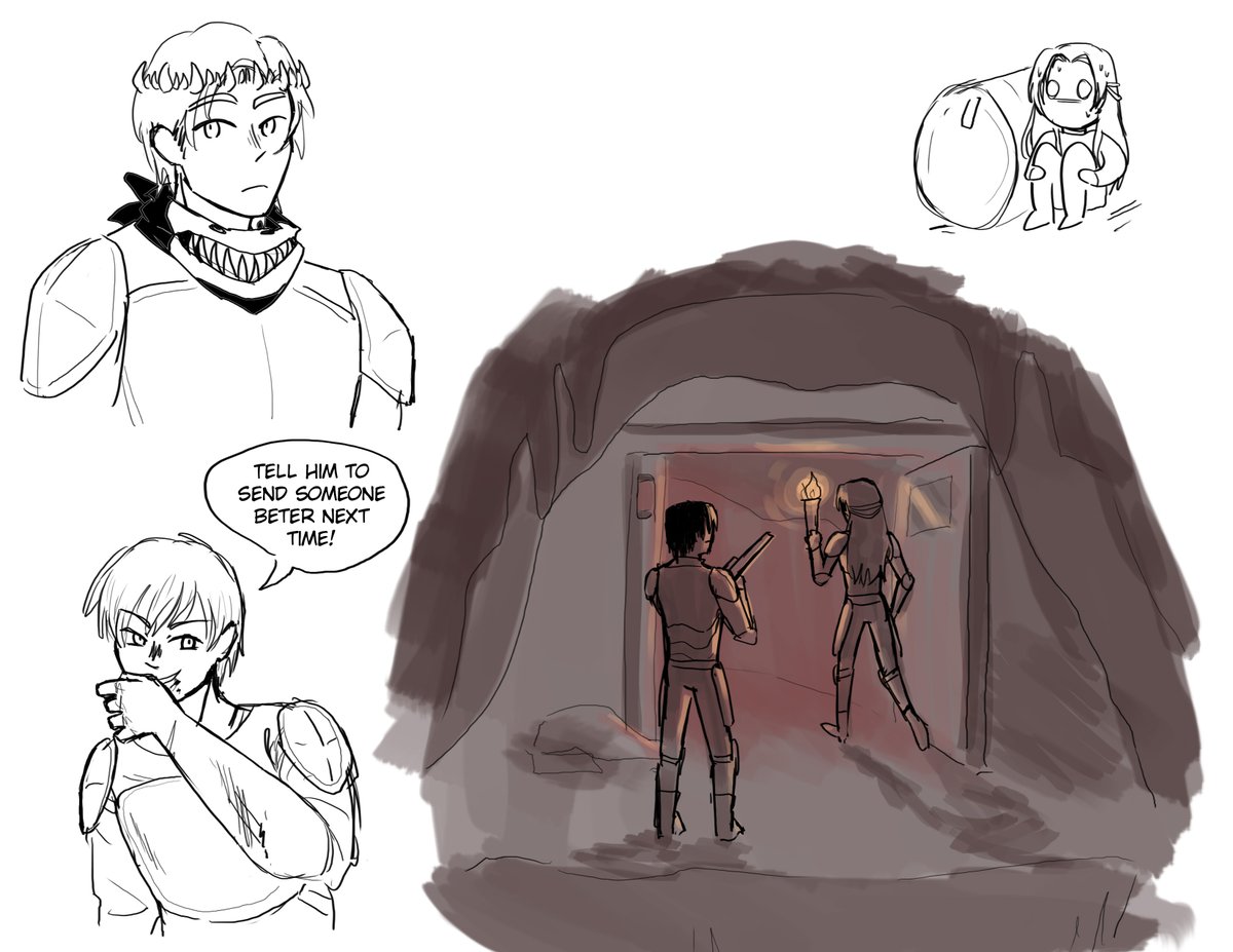sa0sie's tweet photo. Rust doodles!
#rustybones #foolishfanart #tinafanart #hjunefanart plus Sykkuno, Ray C, and Trausi! https://t.co/XbW5oDrz44