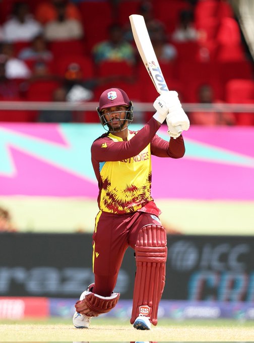 Brandon King departs for 34 off 29! 📹 Credits: Twitter/weRcricket