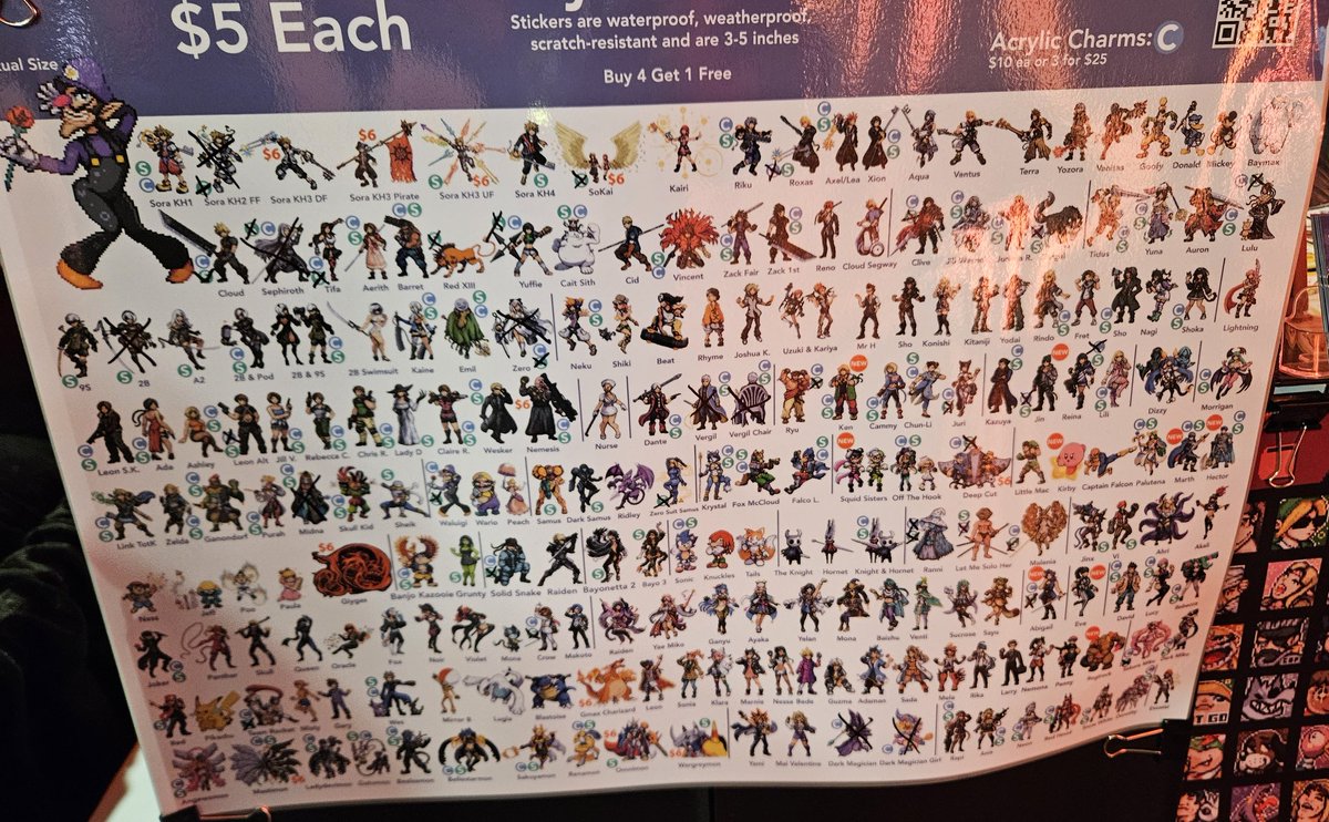 ShinySeabass's tweet photo. Last day of Dream Hack Dallas! Here's an update on my menu. Lots of stuff are low stock and some items have sold out! #DHDAL #dreamhack #dreamhackdallas https://t.co/maIJ8QVX8s