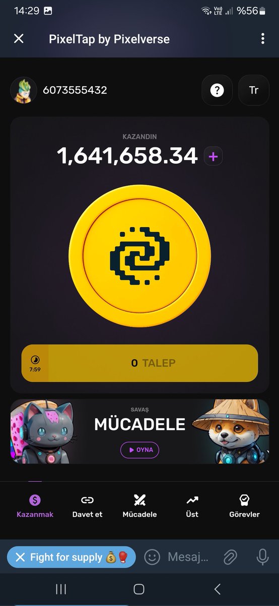 Telegram kullanıpta hala $Pixel AirDrop’una katılmayanlar çok pişman olacak! 
Günde 3-4 defa girerek bir ayda En az 1.000$ kazanırız diye tahmin ediyorum.

Hemen gelin arkadaşlar:

Link ; t.me/pixelversexyzb…