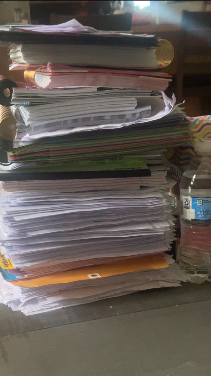 HouseLyndseyRN's tweet photo. On Sundays I’ve been slowly organizing my records and journals and diaries I’ve kept since my injury. slowly month by month for the past 2.5 years. 

This stack is from May. Since we are now in June

Let’s just say I hope JAG court is ready for me, bc I will bury every defendant that steps on that docket 

Mark my words! The VaxInjured are the evidence and if you want the tyranny to stop then every single human being needs to stand behind us!

💜💜🔥🔥

#VaxInjuries 
#VaxDeaths 
#MedicalEvidence