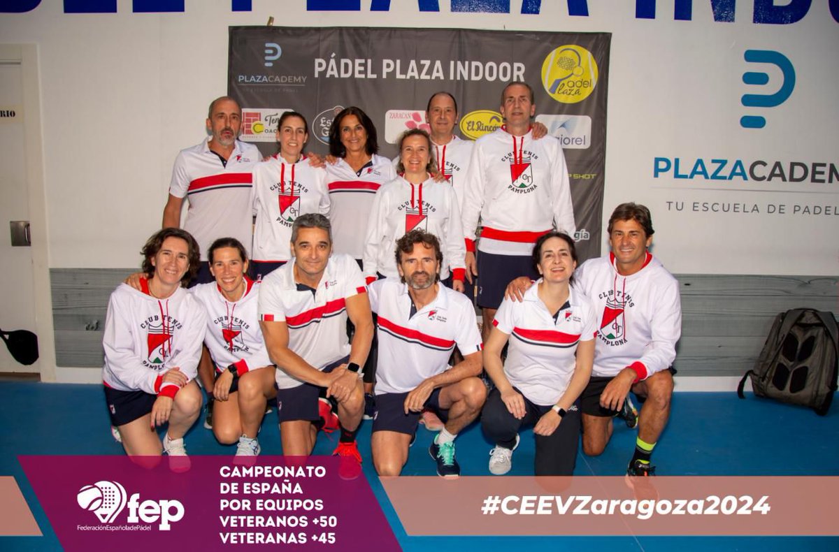 Nuestros equipos de padel han disputado el Campeonato de España de Veteranos +50 y Veteranas +45.
Los chicos, en primera categoría, han logrado alcanzar las semifinales.
Las chicas han sido subcampeonas de tercera y han logrado el ascenso a segunda.
Enhorabuena.