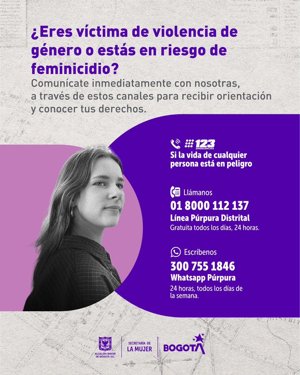 Bogota's tweet image. ¿Sabías que la @secredistmujer cuenta con 20 Casas de Igualdad de Oportunidades para las Mujeres #CIOM y 14 Casas de Justicia, que ofrecen diferentes servicios de orientación psicosocial, asesoría e intervención jurídica? 

👉🏻 Conoce más en sdmujer.gov.co

#NiUnaMás