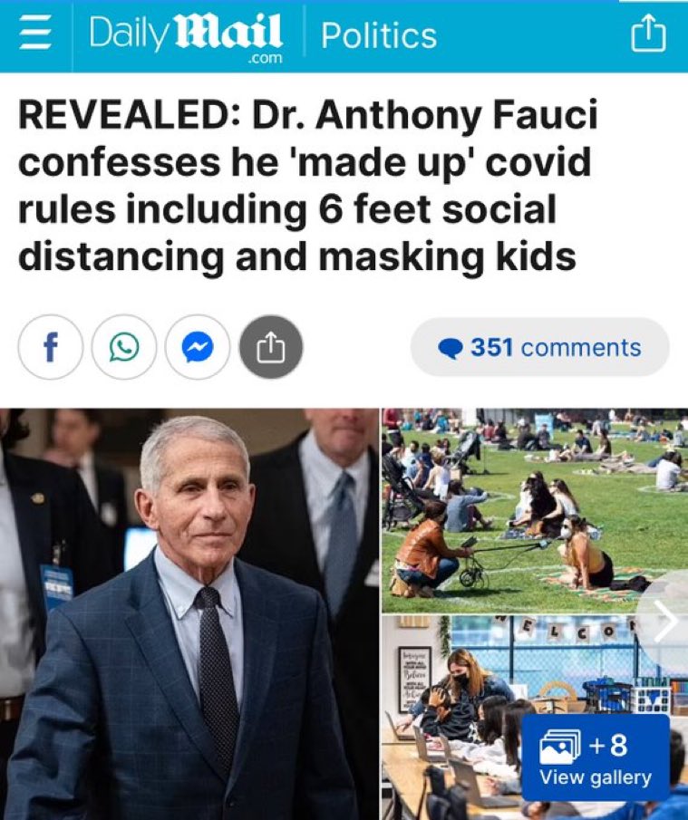 Dr. Fauci made over $500M from the ‘Covid Pandemic’ while his Bitch Daughter, Allison, worked at Twitter to censor anyone that opposed her Murderous Father.