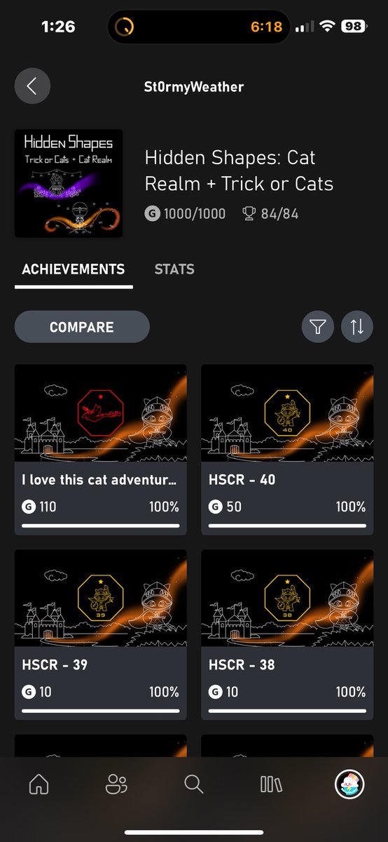 jenapher6's tweet photo. #HiddenShapes: Cat Realm + Trick or Cats completed✅ I obviously did not rush through this game.😅 This will add to my completion percentage at least.💚 https://t.co/43CO7be50f