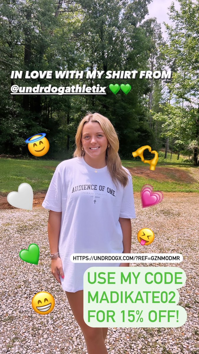 undrdogx.com/?ref=gznmodmr 
I ABSOLUTELY LOVE THIS BRAND AND ITS MEANING! order your gear today! use my link above and code MADIKATE02 for 15% off!!