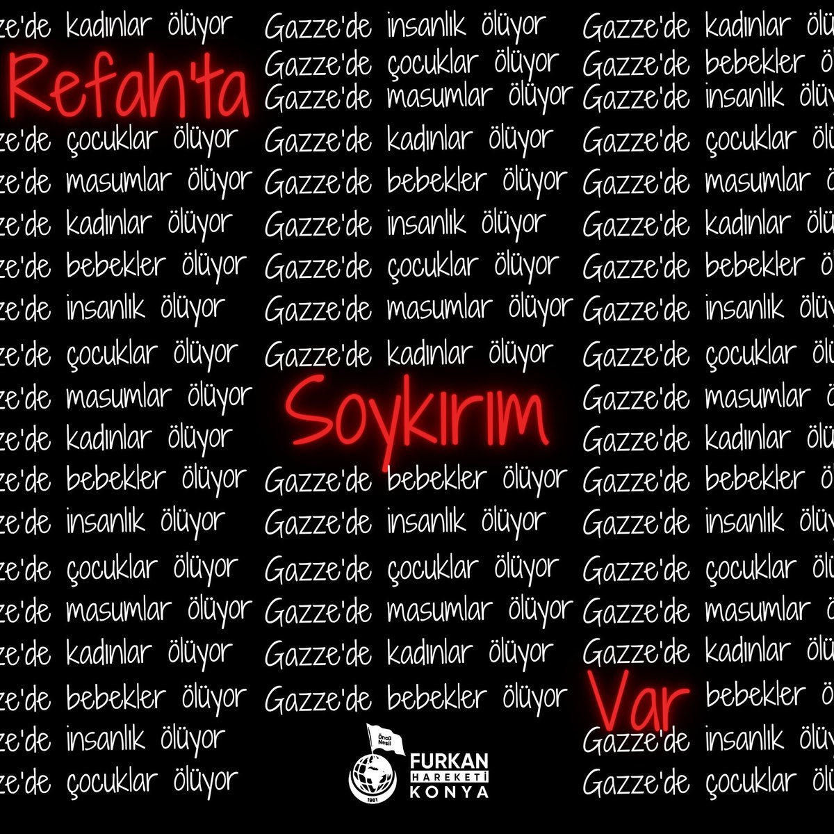FurkanderKonya's tweet photo. Vahşet! Yıkım! Soykırım!

Gazzede SoykırımaDurDe https://t.co/y7Q8fqlslt