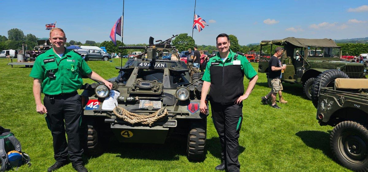 We have had a busy weekend, out at Wellington Street Fair and Tatworth Vintage Rally. 
 #mysjaday #stjohnpeople