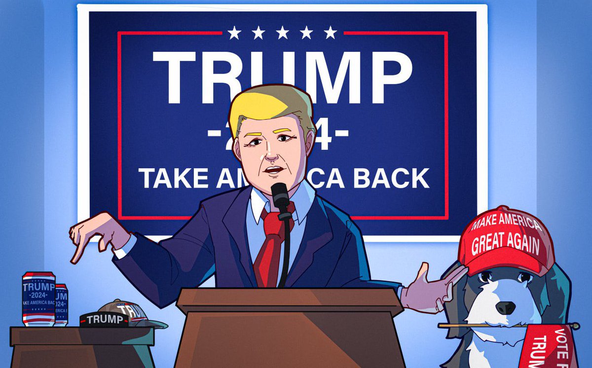 MagaDogERC's tweet photo. @crypto_pisano We just want anything #TRUMP related! 

$MAGA $DOGA $TRUMP https://t.co/kRLVBFGPtb