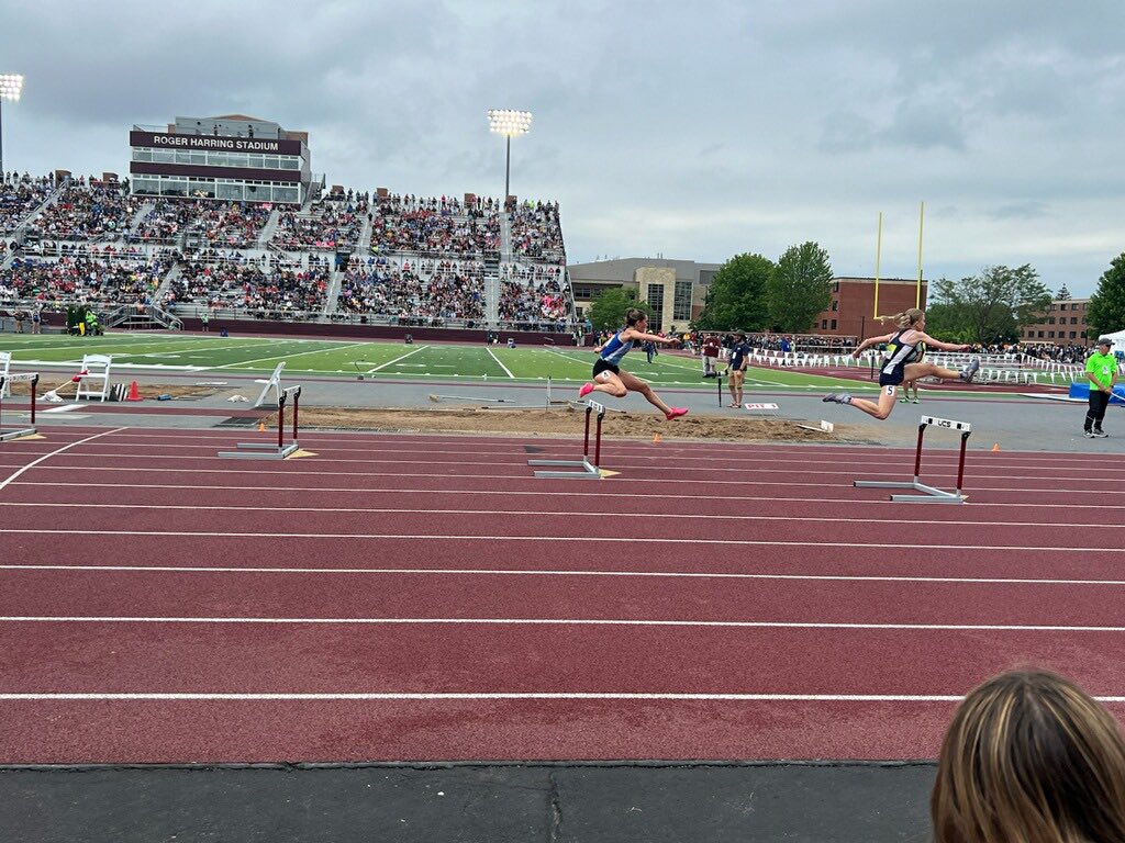 BCGirlsTrack's tweet photo. 🚨School Record Alert🚨 for Clare Marchant who ran 44.71 in the 300 hurdles at State.  Clare comes in 🥉and makes podium for her last race as a Lancer🔥🔥🔥🙌🙌🙌 We are so proud of you and you will be greatly missed!!   Good luck at @WASHU_XCTF https://t.co/qCqxgaPD34