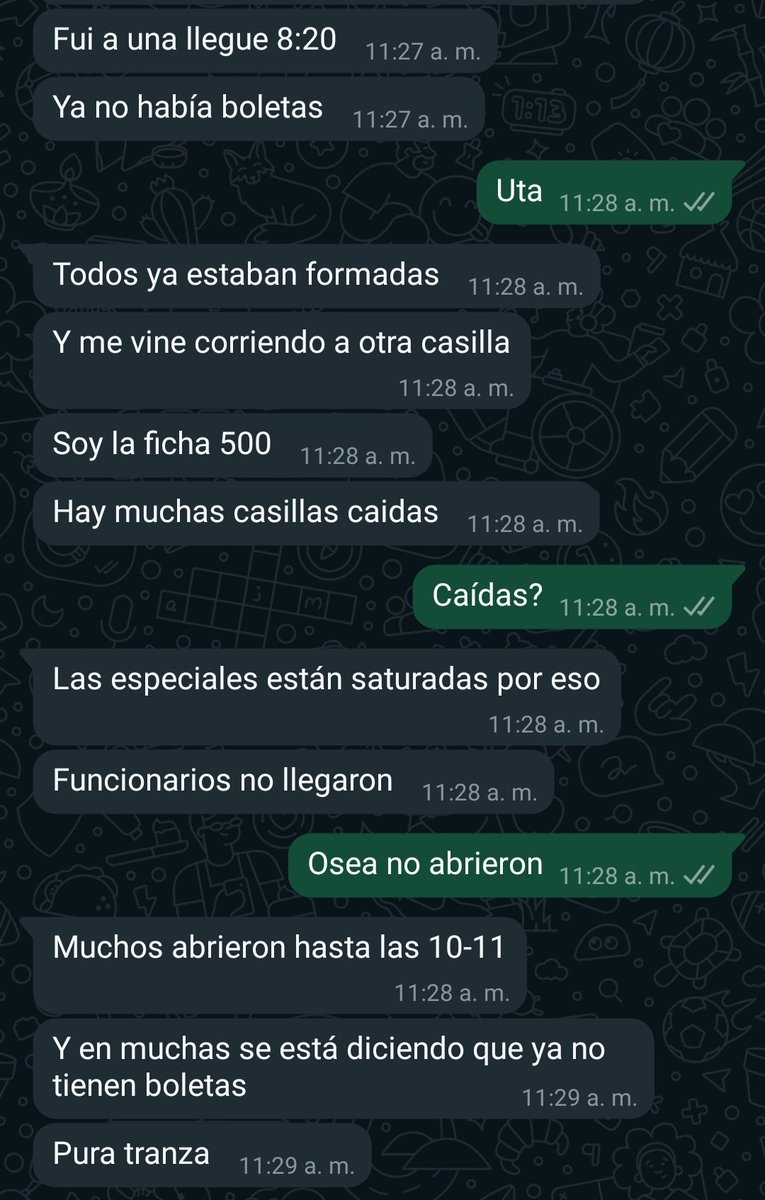 Me está reportando mi hija que en Vallarta, no abrieron muchas casillas por falta de funcionarios y en otras que de plano no hay boletas en las casillas especiales!