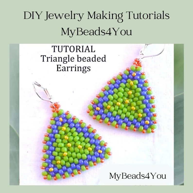 #diyearrings #Smilett23 #jewelrymakingsupplies #beads #beadingtutorial #pattern #tutorial #etsydiy #etsy #etsyshop #craftideas #diygift #makeityourself mybeads4you.etsy.com/listing/102852…