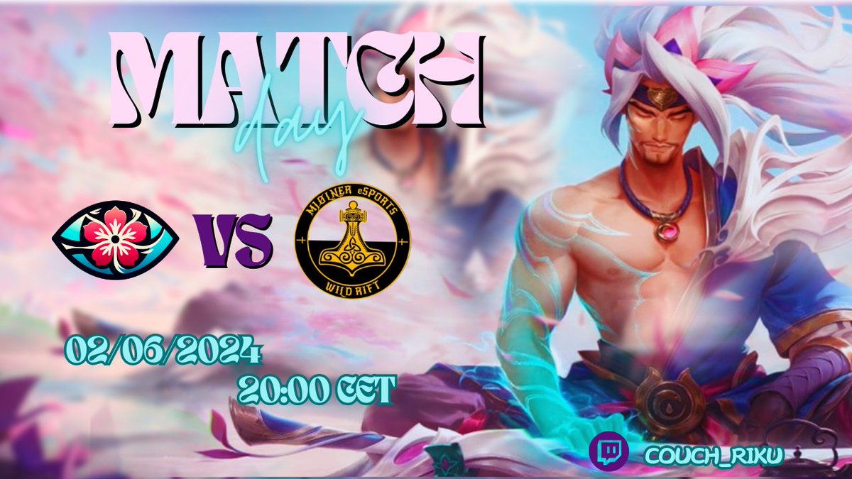 blossom_WR's tweet image. 🌸¡Preparaos para la batalla de la naturaleza contra el trueno! ⚡️ 

🔥 @Mjolner_eSports  VS Blossom
📅 02/06
⏰ 20:00 CET
🔴 @couch_riku

¡No te lo pierdas! 👀

(Enlace en los comentarios)👇