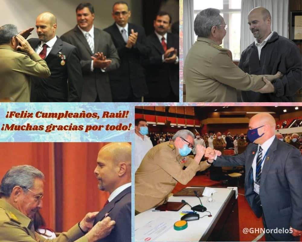 ¡A sus órdenes siempre, General! ¡Feliz cumpleaños! #3deJunio #RaúlEsRaúl #Cuba #CDRCuba #SomosDelBarrio