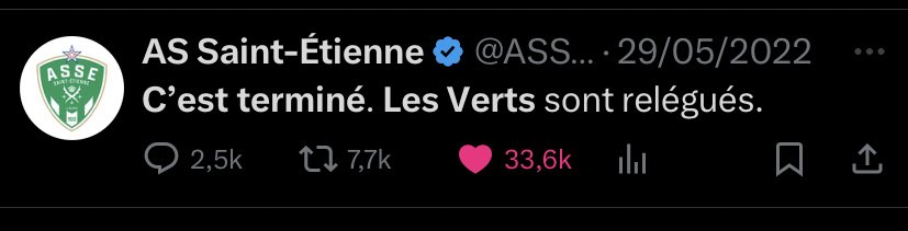 SainteClem's tweet photo. C’est terminé. Les Verts sont en Ligue 1. https://t.co/zAoT3AB2hy