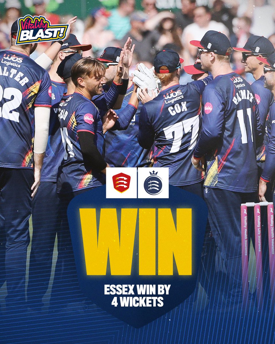 EssexCricket's tweet photo. 🦅 𝗩𝗜𝗖𝗧𝗢𝗥𝗬 𝗜𝗡 𝗖𝗠𝟮! https://t.co/7jV2LMFHiR