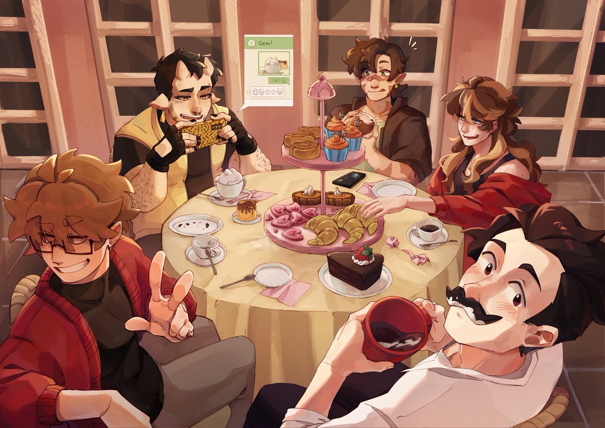Coffee shop ☕️🍁🍂
My piece for boatem zine!! <a href="/boatemzine/">boatemvillagezine</a>