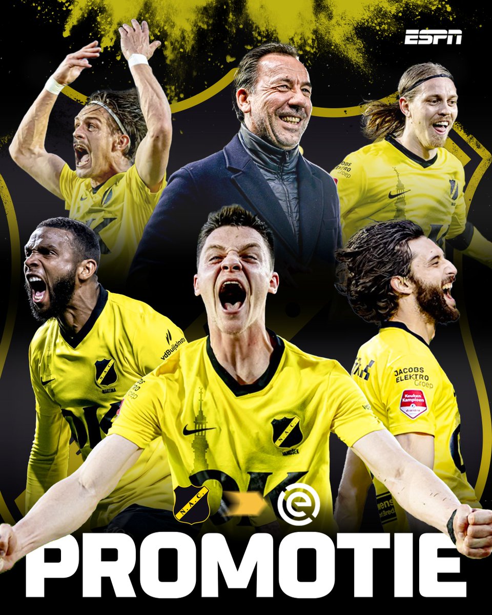 NAC IS TERUG IN DE EREDIVISIE! 👏