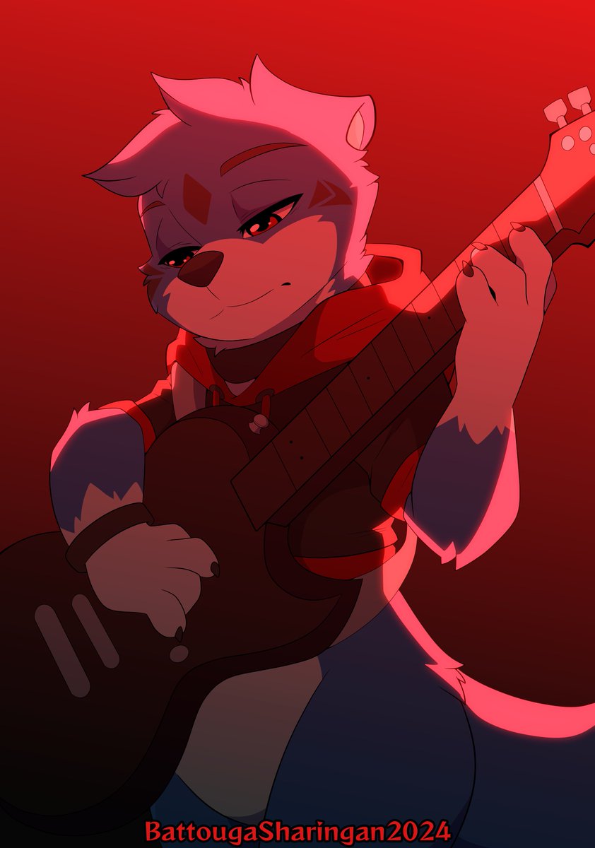 BattougaDigital's tweet photo. Crimson Melody 🎸 https://t.co/S0v3WDoKnx
