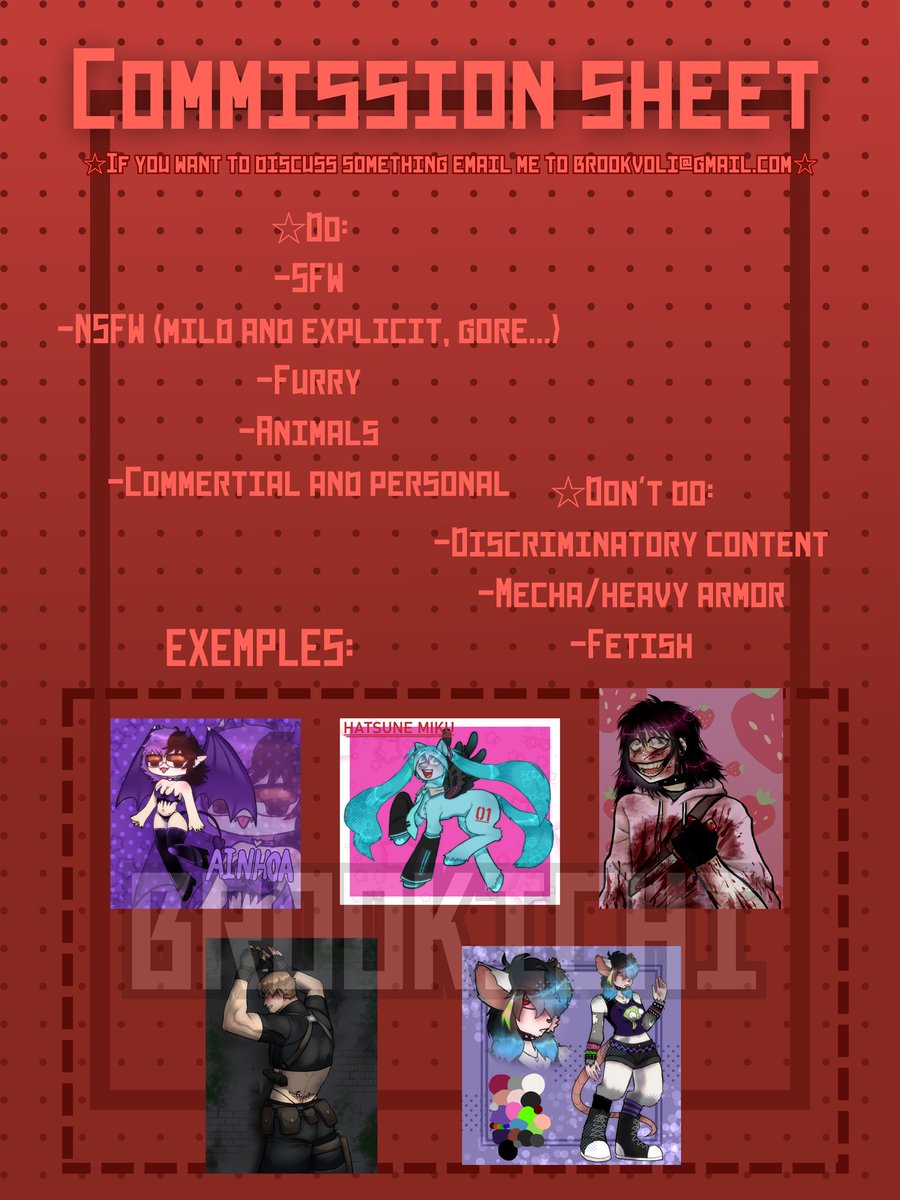 kyobronni's tweet photo. My commiosson sheet☆
#commission #commissionsopen #supportartists #smallartist #commissionsheet #digitalart https://t.co/CZQQWn1Lf3