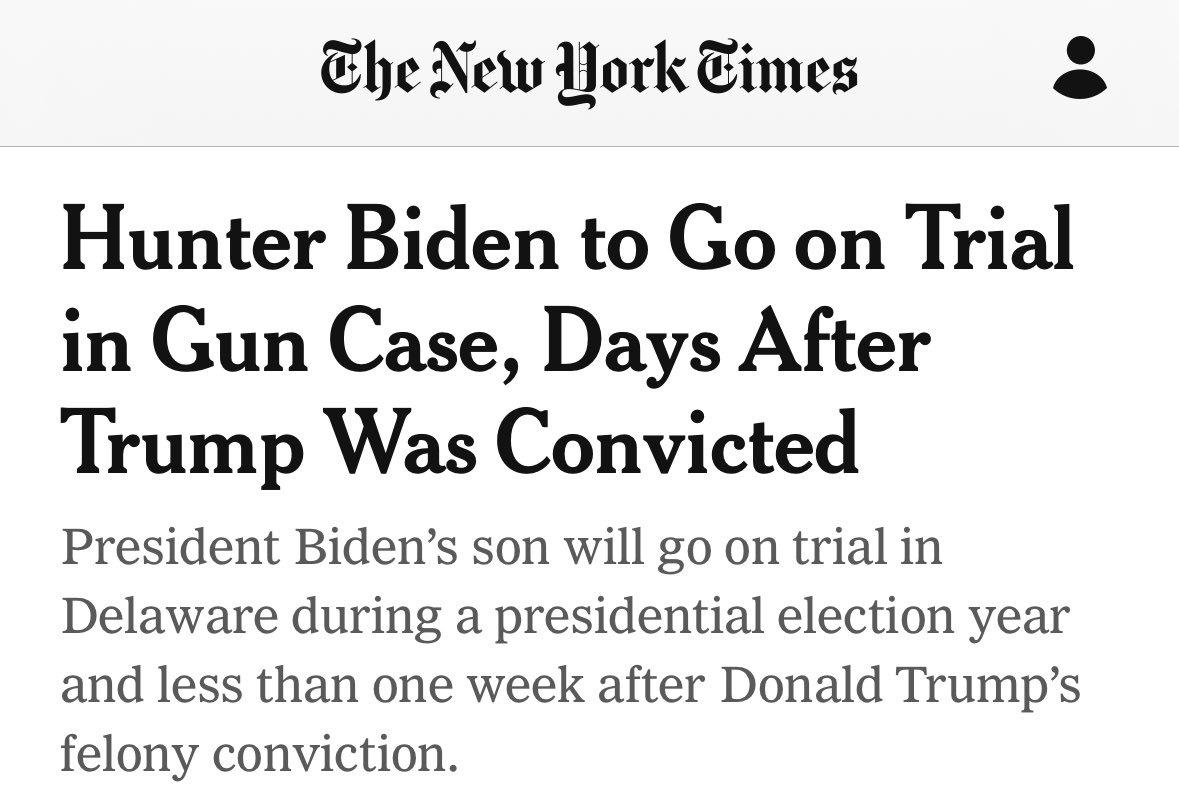 Ridiculous & distorting to both-sides the prosecution of a private citizen, who’s never sought nor held public office, for an offense of no political content or consequence by placing it on hallucinated balance beam with Trump’s 34 felony convictions for fraud to swing election.