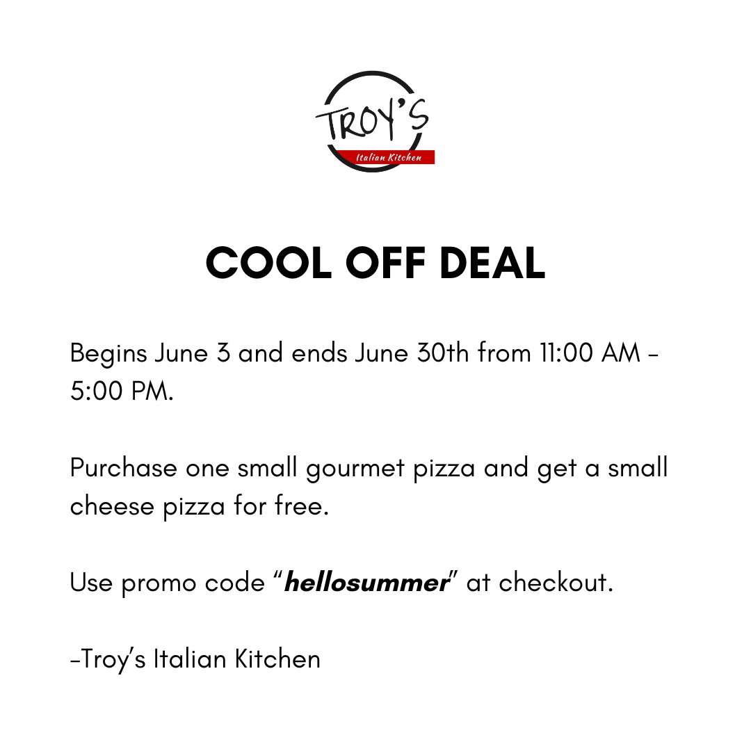 Troys Italian Kitchen (@troysitalian) on Twitter photo 