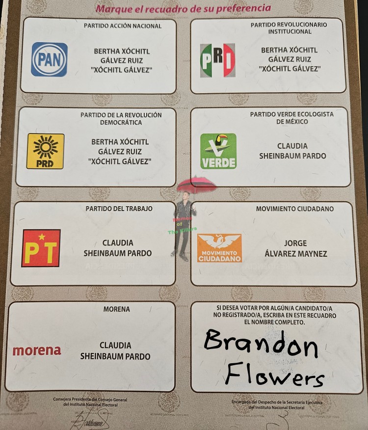 MemesTheKillers's tweet photo. Ya quedó el voto gente, este tambien ilusiona y promete pero también se desaparece. #EleccionesMéxico2024 https://t.co/B4CIo7dqF4