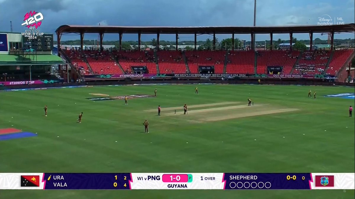 SumitFotography's tweet photo. @ICC Due to high price of tickets.
Stadium is empty 😕  and they think, they are promoting cricket in USA 👍

#WIvsPNG #PNGvsWI #T20WorldCup https://t.co/vu0T69uOJX