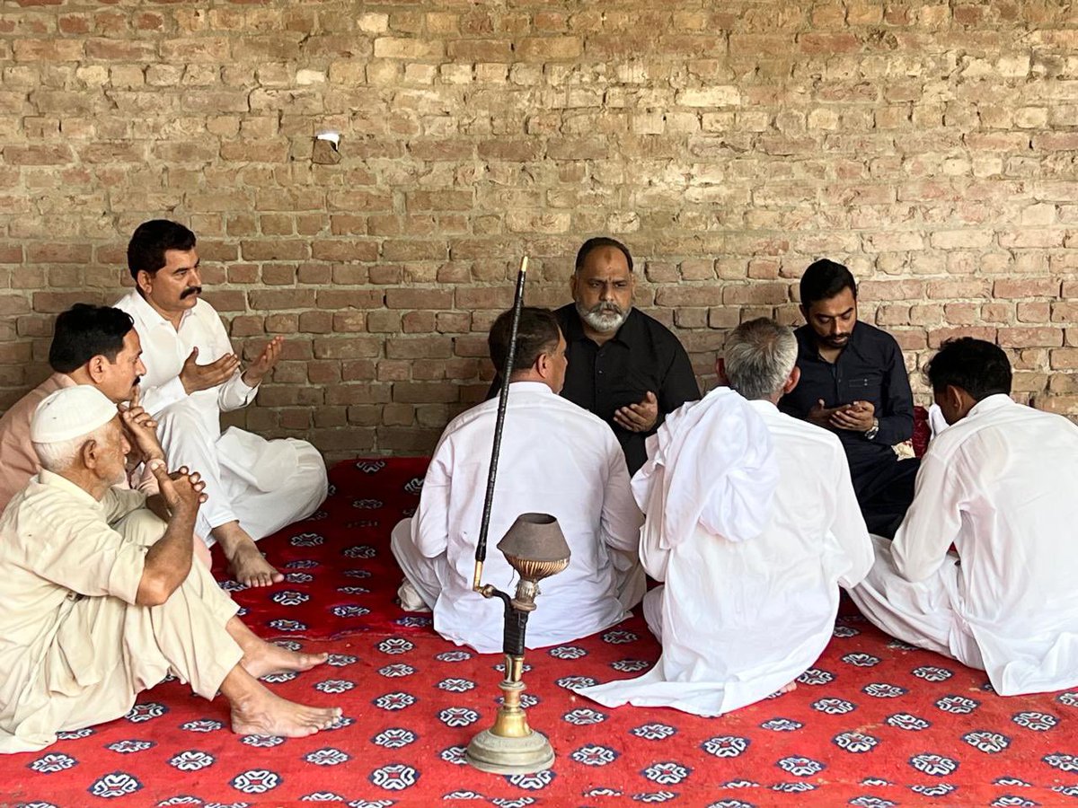 HajiWaqarMPA's tweet photo. Offered condolences to the families of the deceased in constituency #PP65 https://t.co/2Ft2LAyXRJ