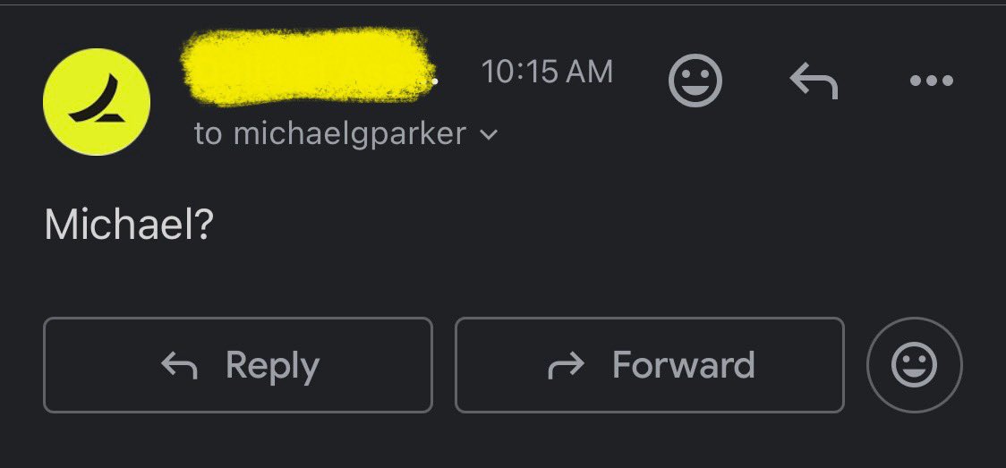 omgitsmgp's tweet photo. When you ignore a recruiter’s email and then they send this to you as a follow up it makes me irrationally upset. I can’t explain it. https://t.co/pi8e5OPZ9j