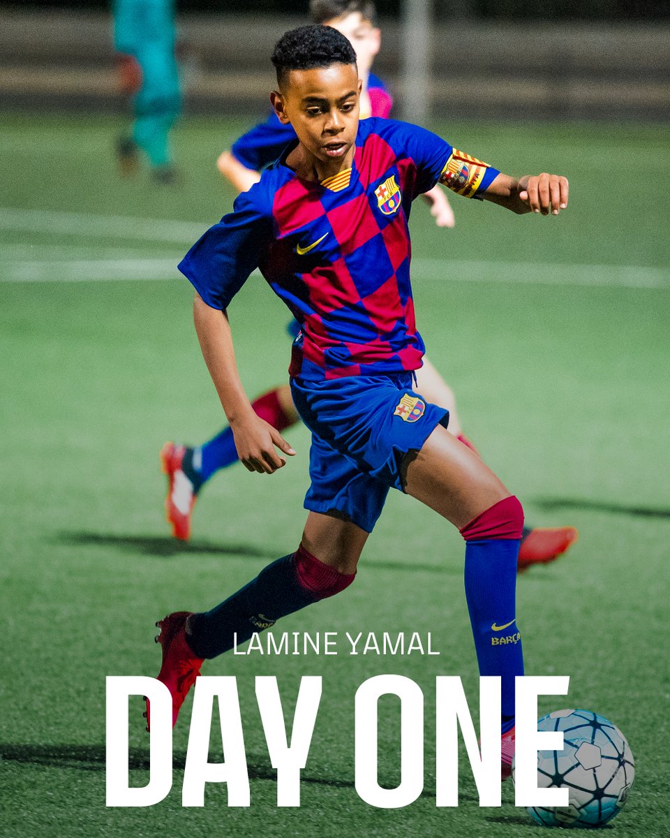 FCBarcelona's tweet photo. 🥹 Day One 🆚 One Day https://t.co/TAEHaLfI4m