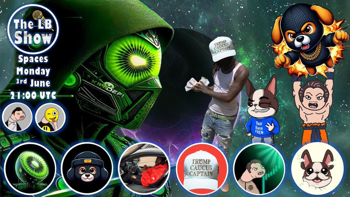 🎙️The LB Show is back for another round of Moonshot Mondays! Excited for this spaces tomorrow!

As always to get a front row seat on the spaces hit the link below &amp; drop it in your diary! 🫡 👇🏼👇🏼

x.com/i/spaces/1yNxa…

Make friends, build communities, but don’t forget to make