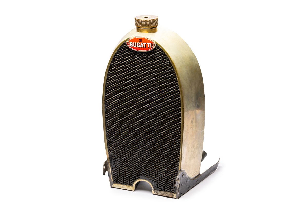 rmsothebys's tweet photo. Add a piece of racing heritage to your collection with this circa 1924 Bugatti Type 35 ‘Lyon’ Radiator and Cap—timeless engineering, timeless elegance. Catch it at our Cliveden House Auction on 12 June! https://t.co/uBuTm2lRoR #RMSothebys #Bugatti #Type35 https://t.co/lui1bFFjSP