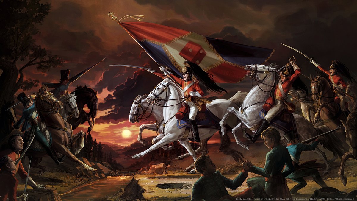 Illustration done for RISK: Global Domination and SMG Studio I RISK Advanced II Map Pack