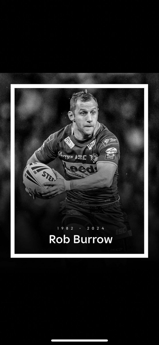 Thudd82's tweet photo. RIP Rob Burrow. True legend of a man, taken far too soon. #sirrob #riprob #legend #alaw https://t.co/DzSc67i4xG