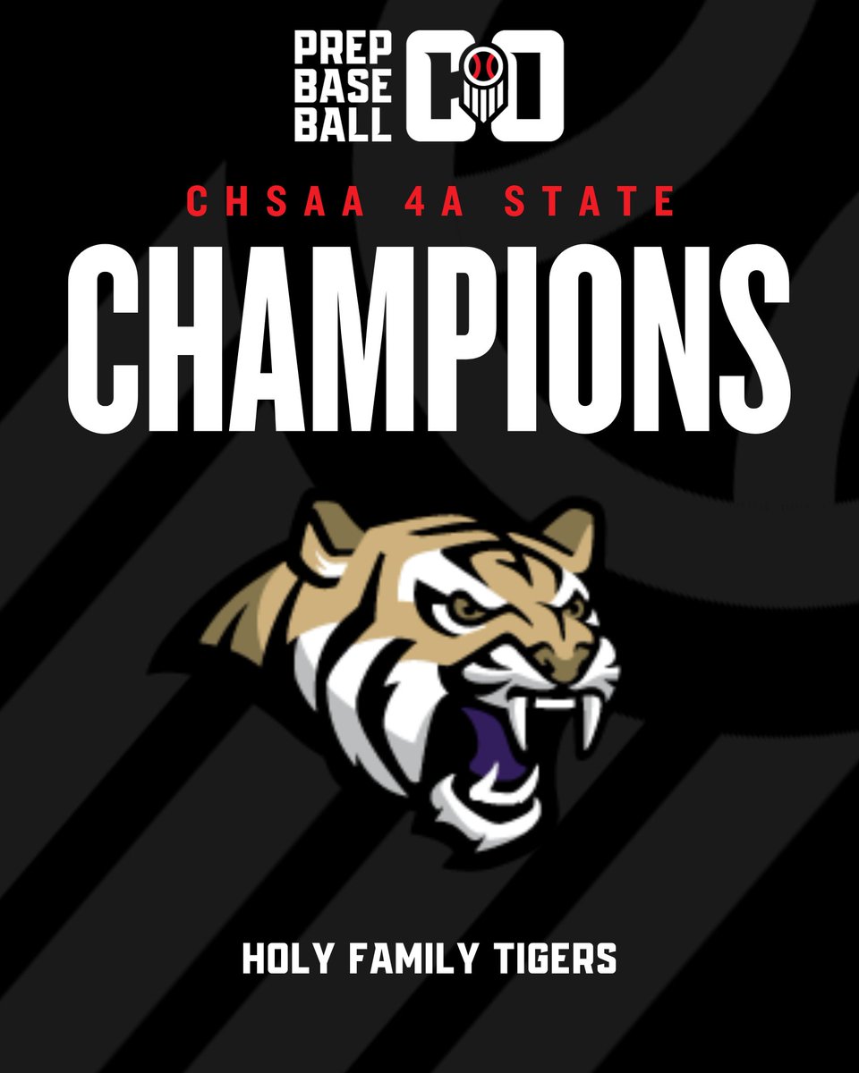 🏆𝟒𝐀 𝐒𝐓𝐀𝐓𝐄 𝐂𝐇𝐀𝐌𝐏𝐈𝐎𝐍𝐒🏆

Congratulations to the Holy Family Tigers on their 4A state championship🎉

<a href="/HF_Athletics/">Holy Family Tigers</a>