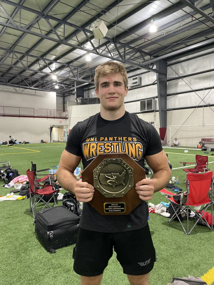 U23 86kg Freestyle National Champion: John Gunderson! He will head to Tirana, Albania, on October 21-27 for U23 World Championships! 

#PantherTrain l #EverLoyal