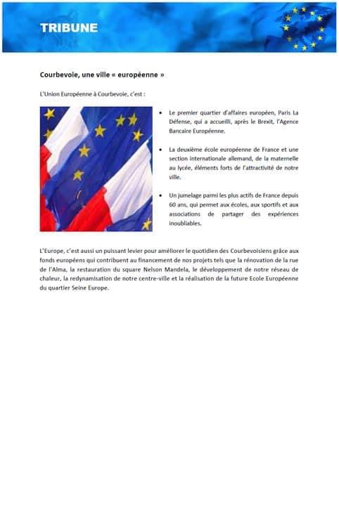 Nous appelons à la mobilisation le 9 juin. Disons oui à une Europe forte. Envoyons à Bruxelles des élus qui veulent nous construire un avenir commun.
Dimanche prochain je vais voter pour dire non aux extrêmes.
#courbevoie #europe #mobilisation
