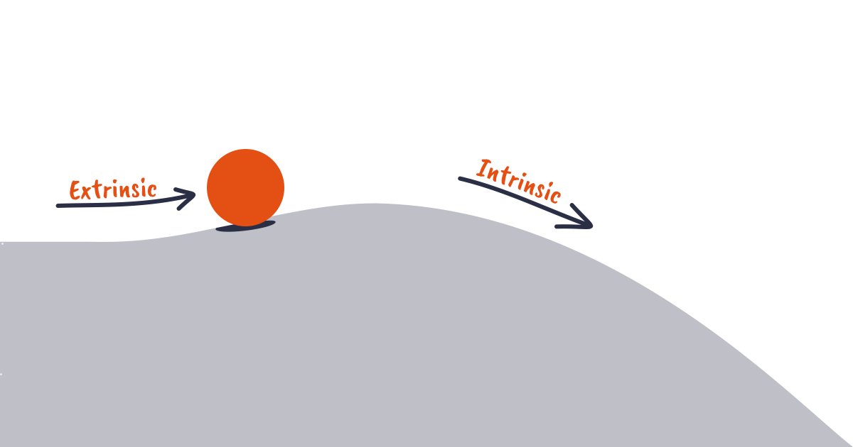 Are rewards good or bad for learning?

Well, it depends. To understand why, we need to dive into the 2 main sources of motivation: intrinsic and extrinsic.

↓