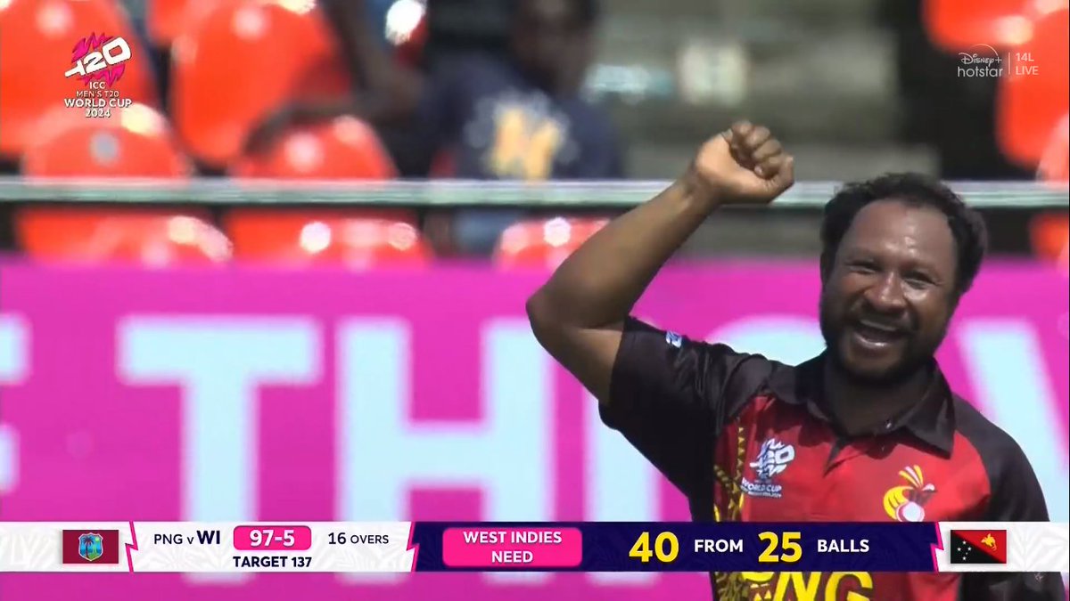 TezzzCric's tweet photo. Well Fought Papua New Guinea !! Cricket Is Unpredictable , Loved the way they troubled Windies

#WIvsPNG #PNGvsWI https://t.co/aN9p6eQdiJ