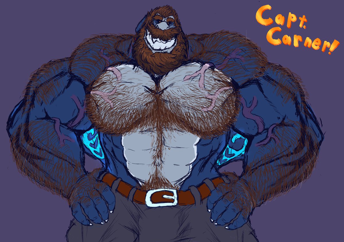 Wanted to redo Captain Carter’s face as it was too messy looking before. 

Still need to draw him again to show more of his manta-ray half of him, mostly see the shark half here. 

An OC from my game.