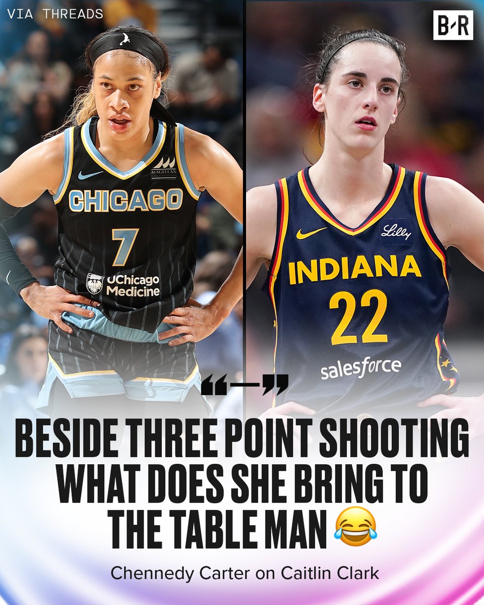 Chennedy Carter gives her take on Caitlin Clark's style of play 👀😳

Full story here: bit.ly/3VqEiZ9