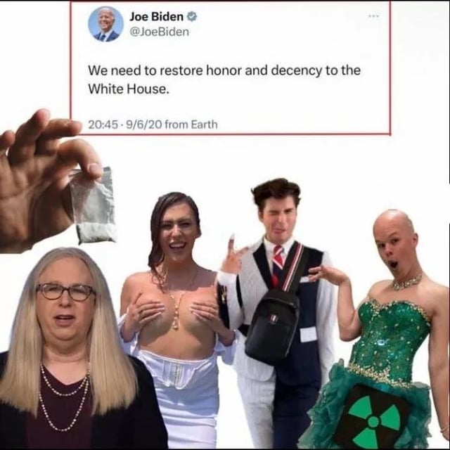 TheClassicPhil's tweet photo. @JoeBiden If this is what you call "decency"...

Then I think Trump will be alright! 🤷‍♂️💯🇺🇲 https://t.co/6IVC4nNbbB