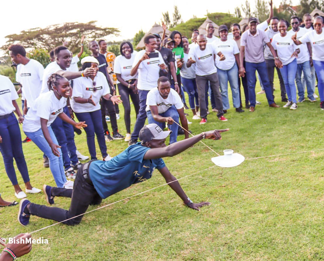 TimKipchumba's tweet photo. Our #mentorthon team can’t agree which photo won the content.  

1. Carrying a glass of water with 3 Strings 
2. Fireplace 
3. Bird listening to the mentors telling stories 
4. Drone photo of Students planting trees all at once. 

Poll below https://t.co/nlvfZqFe36