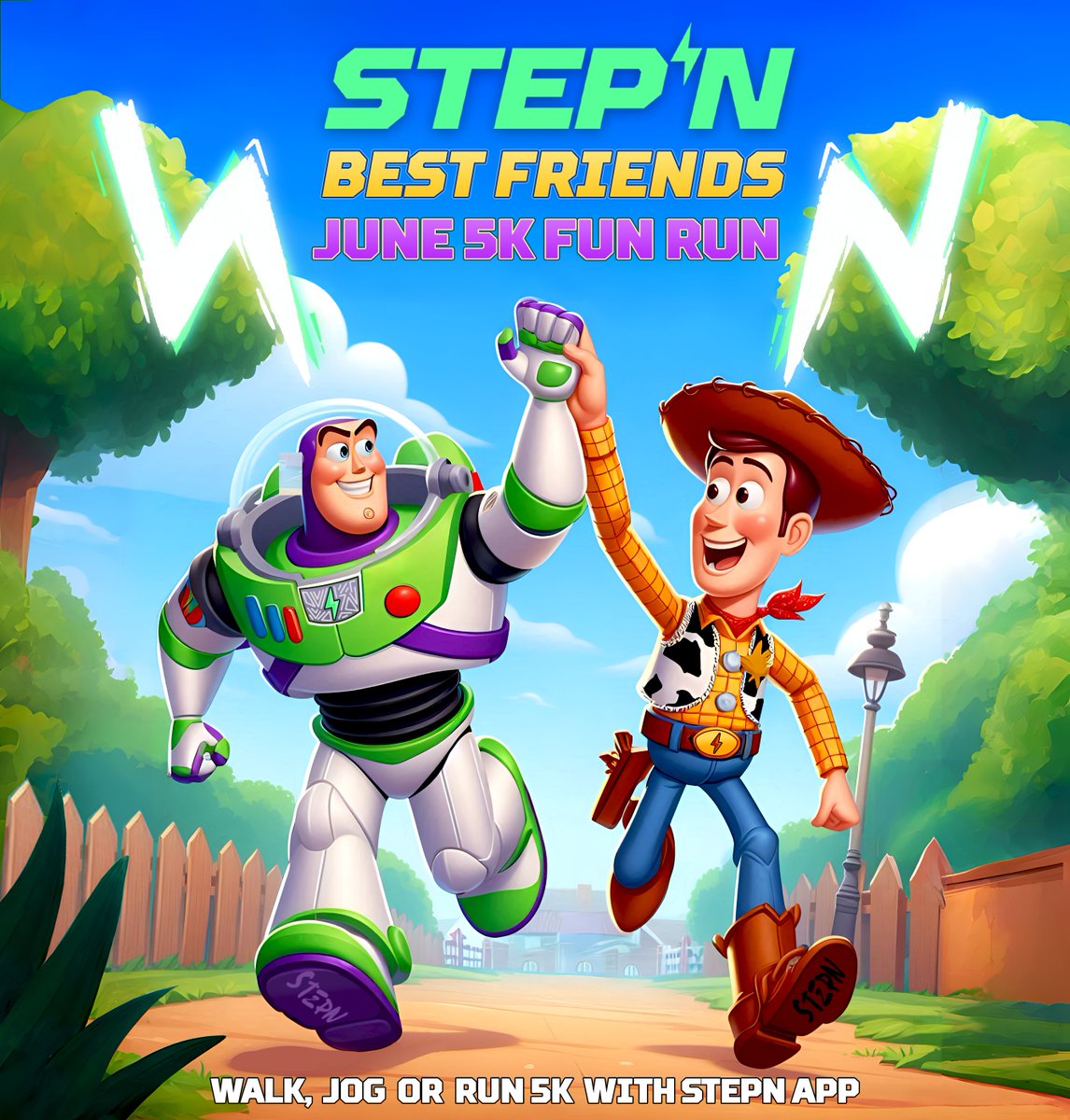 🏃‍♂️🏃‍♀️ The #STEPN 5K Fun Run Challenges are back! 🏃‍♂️🏃‍♀️

🌟 Join us for a fun and active celebration of National Best Friends Day in Jun! 🎉👫

🎁 Prize: One lucky participant will win a common shoebox in a random draw! 🎉

Want to know how to participate? Check out the thread! 🧵👇