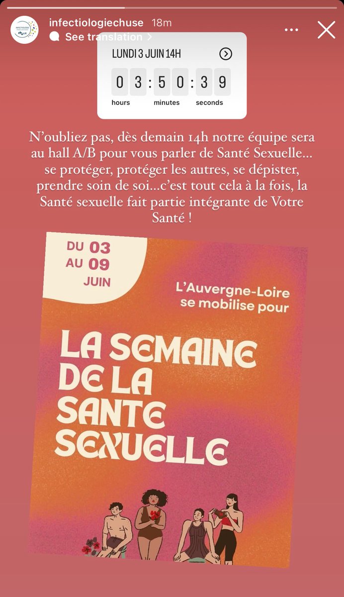 Semaine de la Santé Sexuelle du 03 au 09 juin