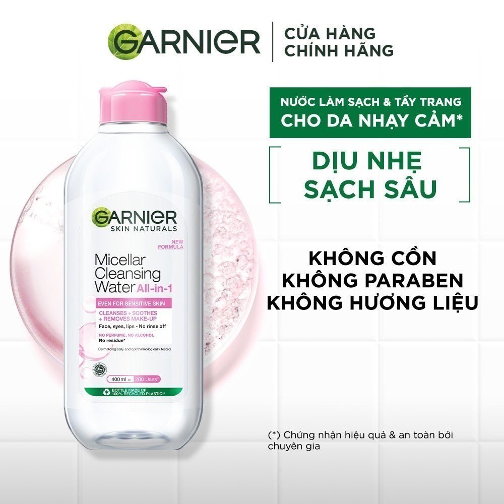 Hhan061's tweet photo. ￼Nước Tẩy Trang làm sạch sâu dịu nhẹ cho mọi loại da - Garnier Micellar Cleansing 
Sử dụng công nghệ Micelles (Micellar Technology), phân tử
Micelles lấy đi bụi bấn sâu bên trong lỗ chân lông theo cơ chế hoạt động của nam châm 💥💥💥

https://t.co/woMWzpLMkS https://t.co/gCtFn8EHNp
