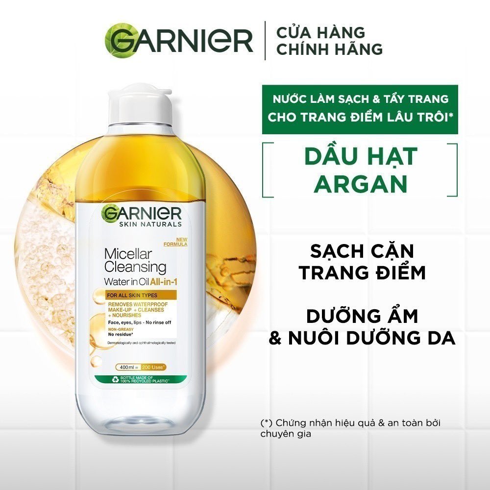 Hhan061's tweet photo. ￼Nước Tẩy Trang làm sạch sâu dịu nhẹ cho mọi loại da - Garnier Micellar Cleansing 
Sử dụng công nghệ Micelles (Micellar Technology), phân tử
Micelles lấy đi bụi bấn sâu bên trong lỗ chân lông theo cơ chế hoạt động của nam châm 💥💥💥

https://t.co/woMWzpLMkS https://t.co/gCtFn8EHNp