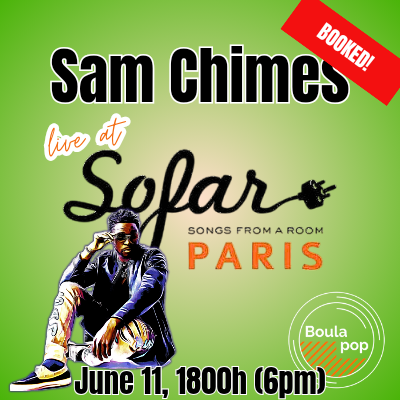 1Chimes's tweet photo. BOOKED and I'm going to Paris!
June 11, 6pm CEST (Paris)
June 10, 3am PST (Vancaouver)

@sofarsoundsparis @boula.pop

Find shows at:
https://t.co/qesEmIcY0R https://t.co/eAqrIX8EOP