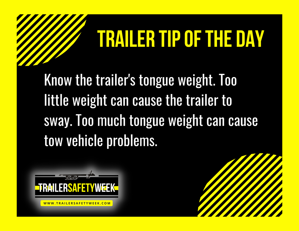 MississippiDOT's tweet photo. It's National #TrailerSafetyWeek, so let's brush up on towing!

Trailers are used every single day across the country. From construction to concession trailers, knowing how to trailer safely is key. 🔑

Find a checklist of things to #KnowBeforeYouTow at https://t.co/s54H8izsED. https://t.co/7F35uR4ZHv